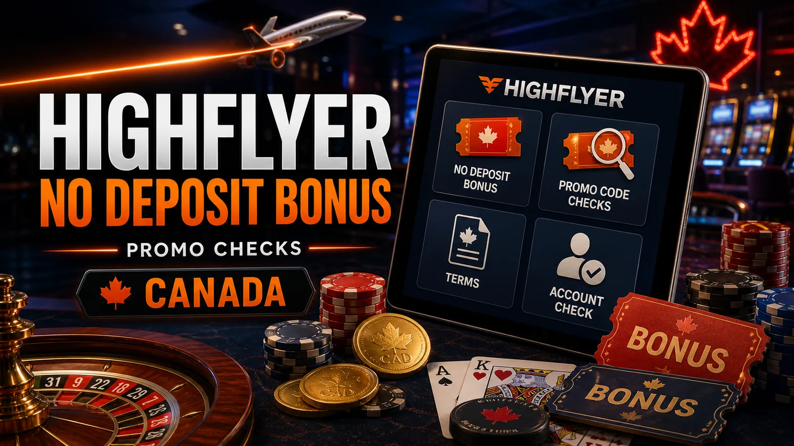 Free-spins/bonus ticket with Canada-safe verification badge